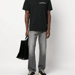 Jeans a gamba dritta in nero Sunflower - uomo 