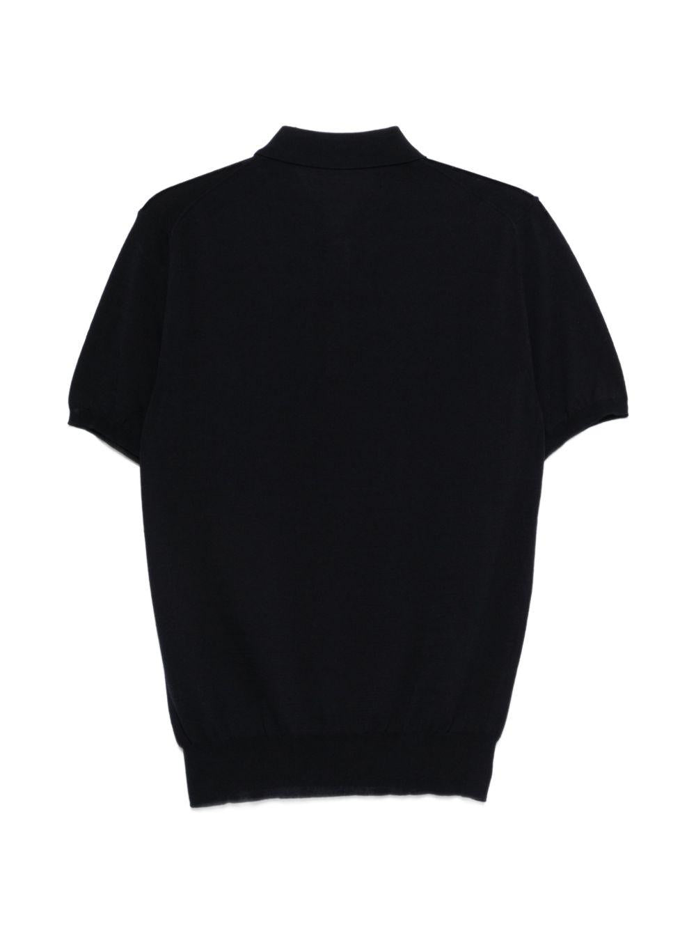 Polo navy in blu Caruso - uomo 
