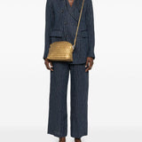 Borsa a tracolla Fellini in oro Dragon Diffusion - women 