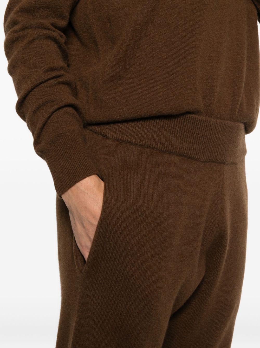 Pantaloni sportivi a coste in marrone Entire studios - unisex 