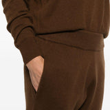Pantaloni sportivi a coste in marrone Entire studios - unisex 