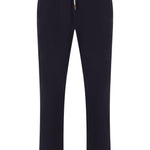Pantaloni in lana elasticizzata in blu Eleventy - uomo 