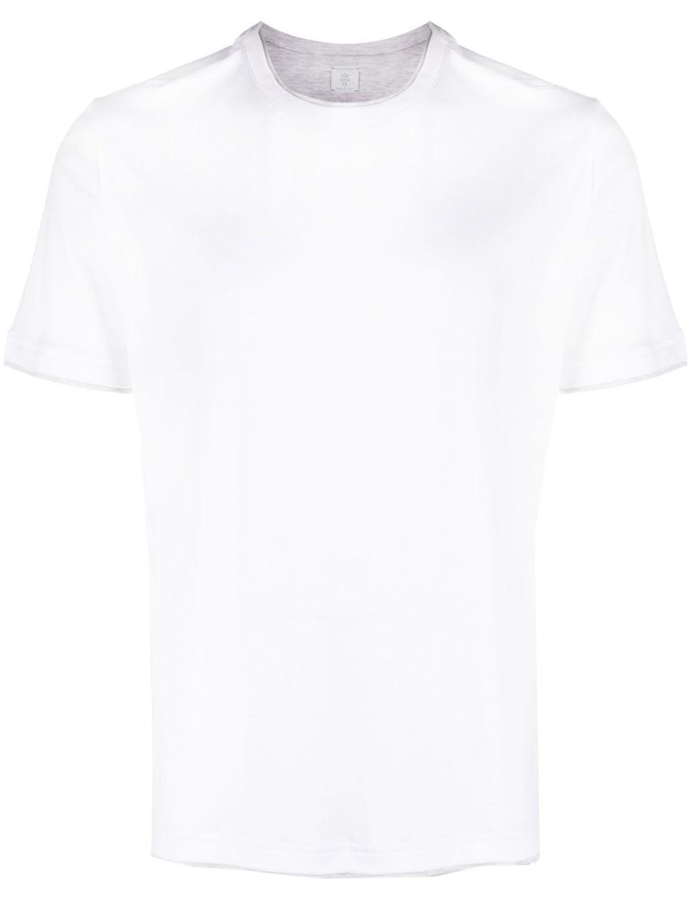 T-shirt a doppio strato in grigio Eleventy - uomo 