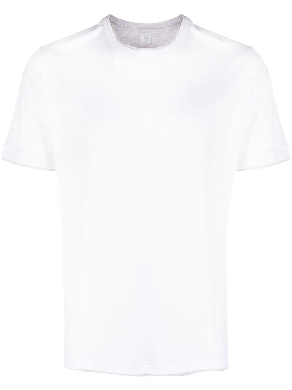 T-shirt a doppio strato in grigio Eleventy - uomo 