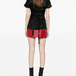 Top a maniche corte in nero Rick owens - donna 