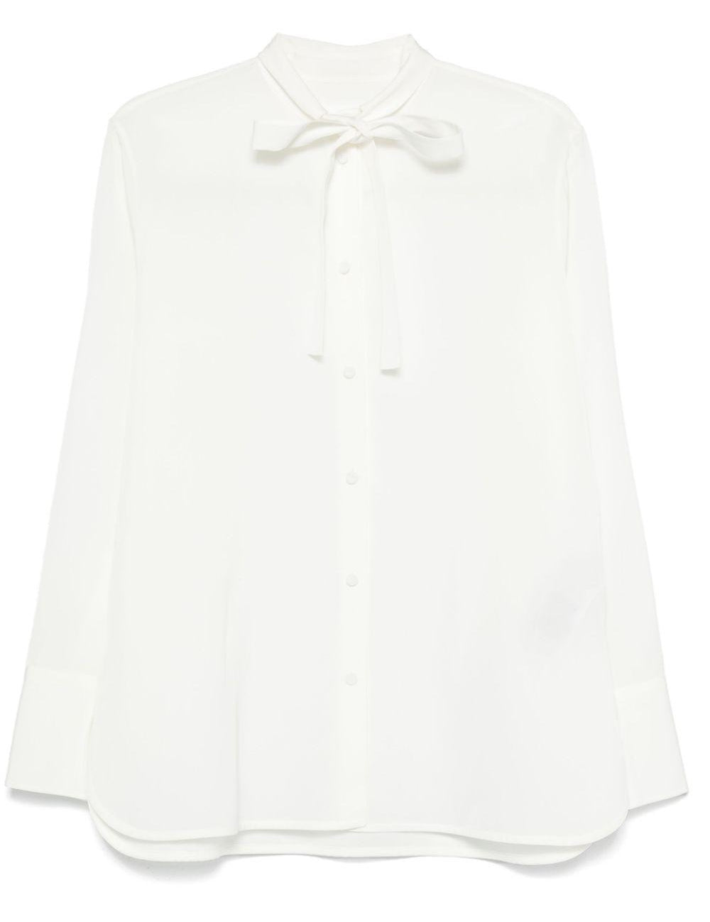 Camicia con fiocco in bianco Jil sander - donna 