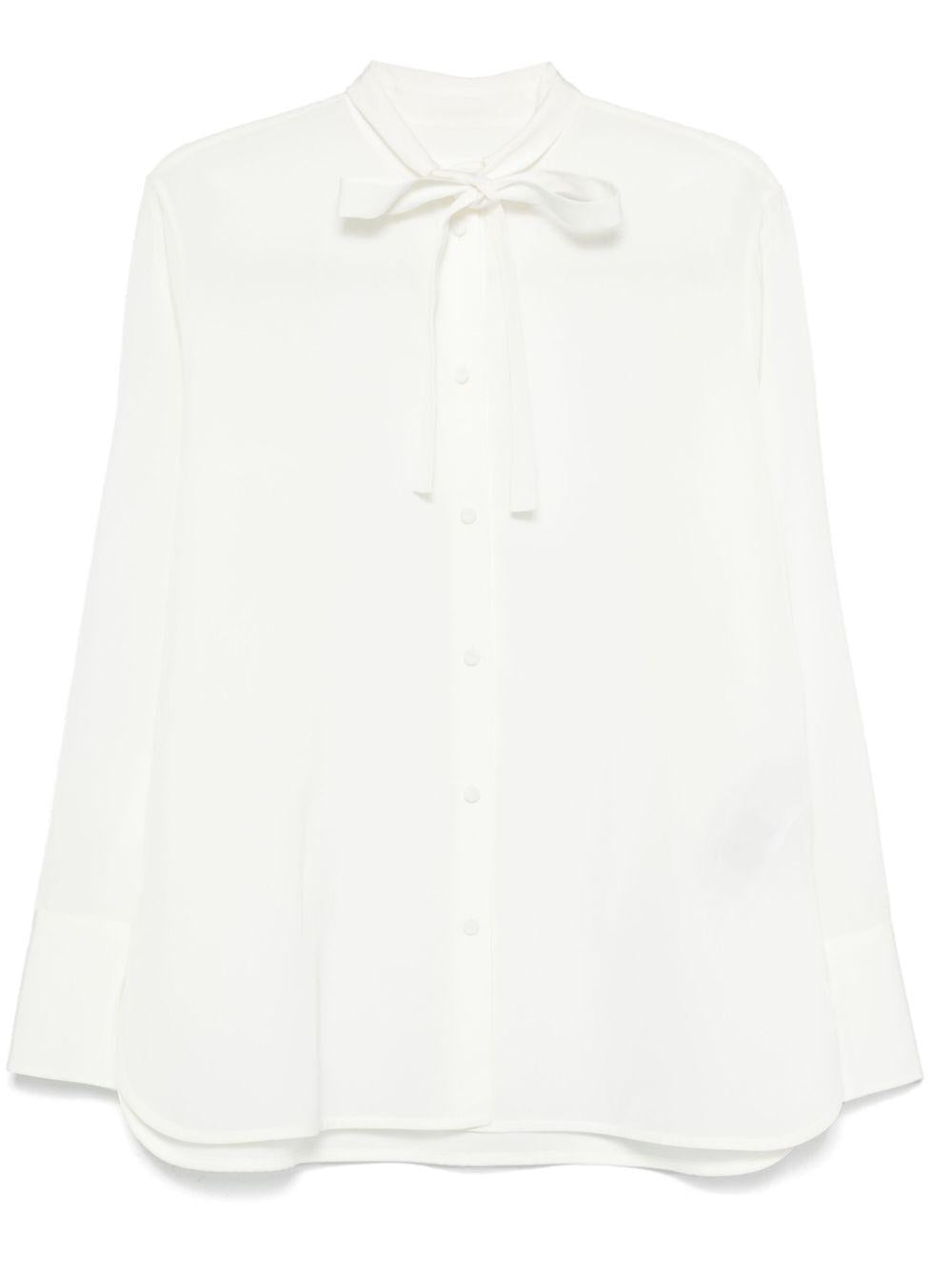 Camicia con fiocco in bianco Jil sander - donna 