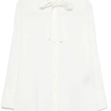 Camicia con fiocco in bianco Jil sander - donna 