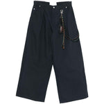 Jeans a gamba ampia in nero Song for the mute - uomo 