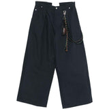 Jeans a gamba ampia in nero Song for the mute - uomo 