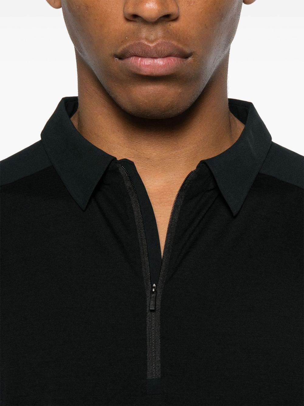Polo a maniche corte Frame in nero 