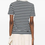 Polo con colletto a righe in beige e blu A.P.C. - donna 