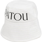 Cappello bucket con stampa in bianco - donna 