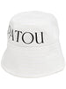 Cappello bucket con stampa in bianco - donna