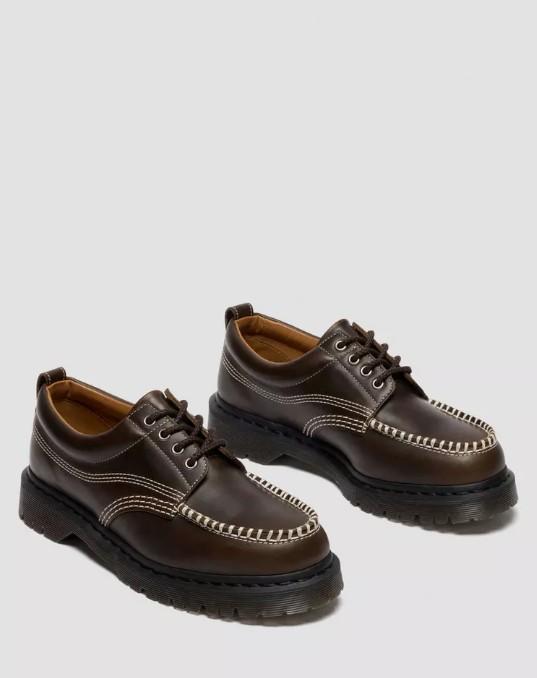 Mocassini Lowell 4 Eye in verde Dr. Martens - unisex 