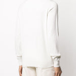 Maglione a girocollo in bianco Brunello cucinelli - uomo 