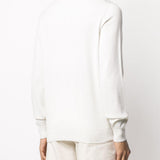 Maglione a girocollo in bianco Brunello cucinelli - uomo 