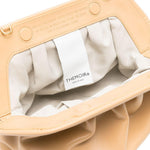 Clutch bios in beige Themoirè - donna 