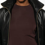 Top a maniche lunghe in marrone  Darkpark - donna 