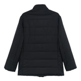Cappotto trapuntato con bottoni in blu Barba - uomo 