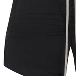 Shorts con coulisse in nero Rick owens - uomo 