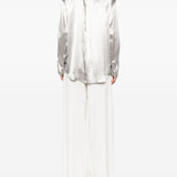 Blusa in raso con nodo in argento Alberta Ferretti - donna 