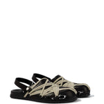 Mules megalace in nero Rick Owens - uomo 