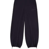 Pantaloni con coulisse sui orli in nero MM6 X Salomon - unisex 