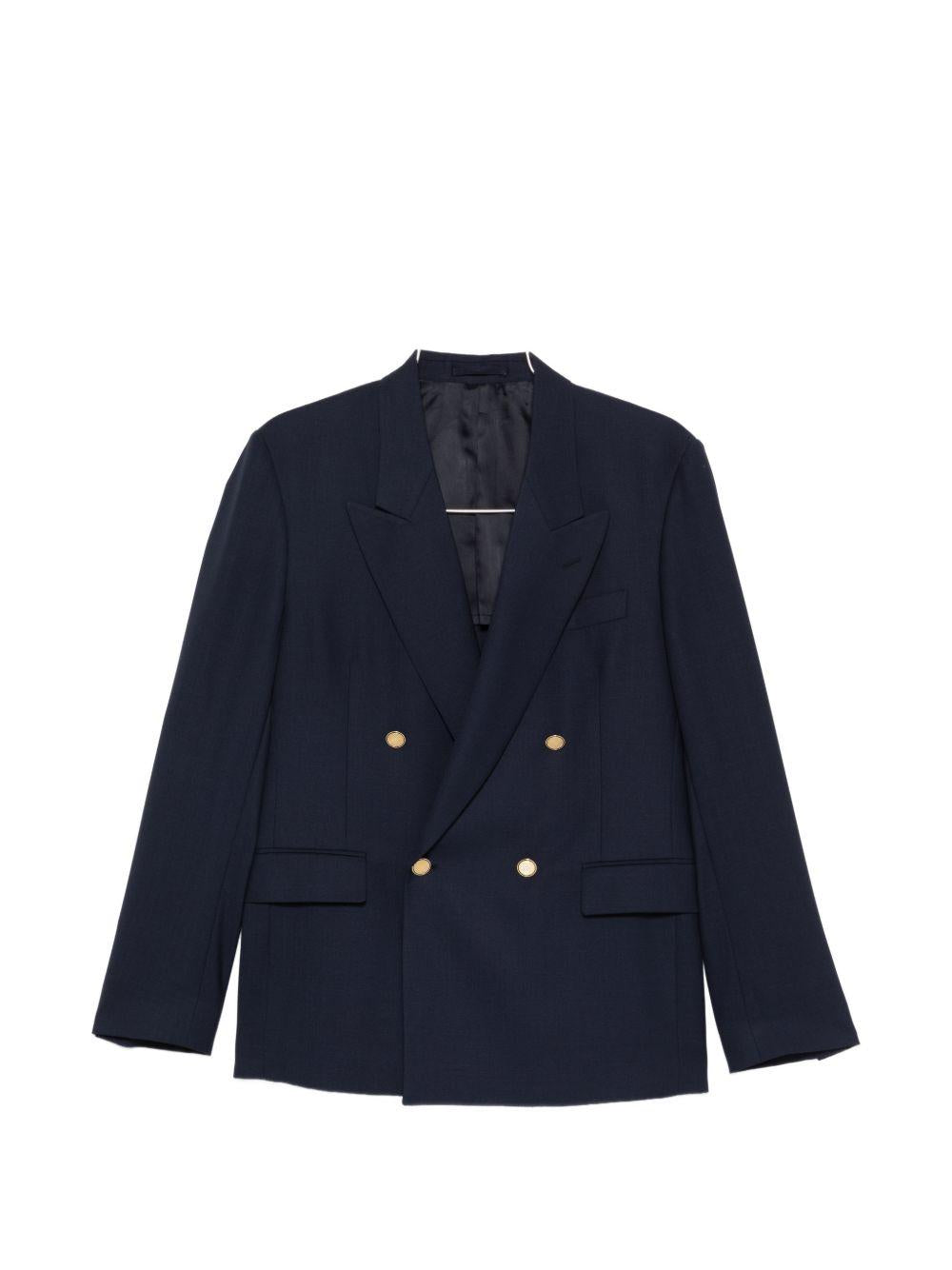 Giacca doppiopetto in blu Lardini - uomo 