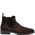 Stivaletti easy in pelle scamosciata in marrone 