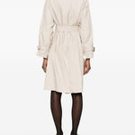 Trench con cintura in avorio Max Mara the cube - donna 