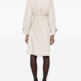 Trench con cintura in avorio Max Mara the cube - donna 