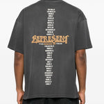 T-shirt con stampa grafica golden tour in grigio Represent - uomo 