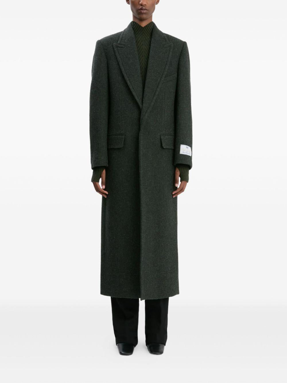 Cappotto in lana in verde Victoria beckham - donna 