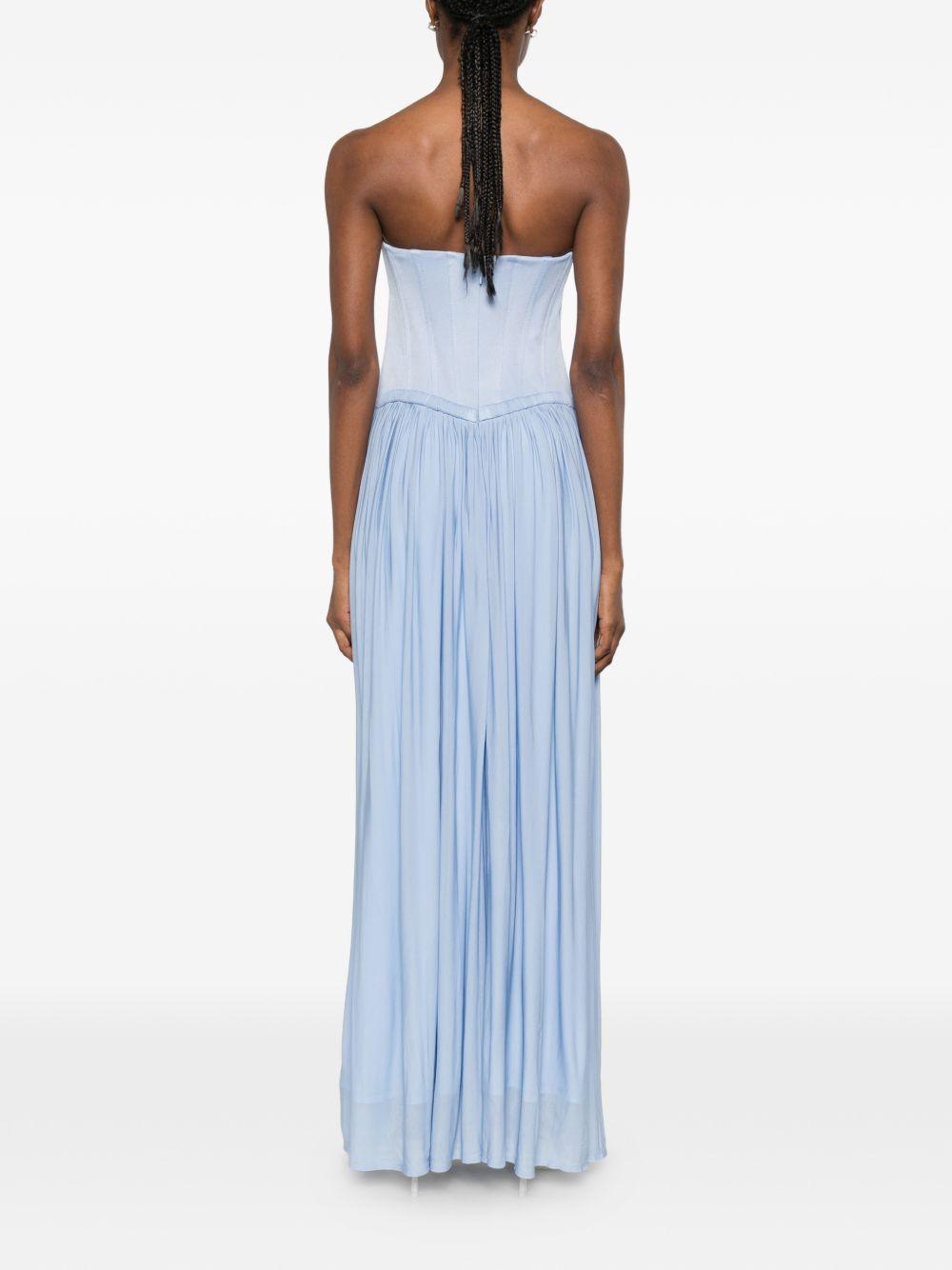 Abito lungo adalys in azzurro ROTATE BIRGER CHRISTENSEN - donna 