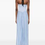 Abito lungo adalys in azzurro ROTATE BIRGER CHRISTENSEN - donna 