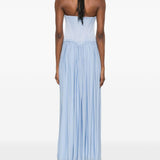 Abito lungo adalys in azzurro ROTATE BIRGER CHRISTENSEN - donna 
