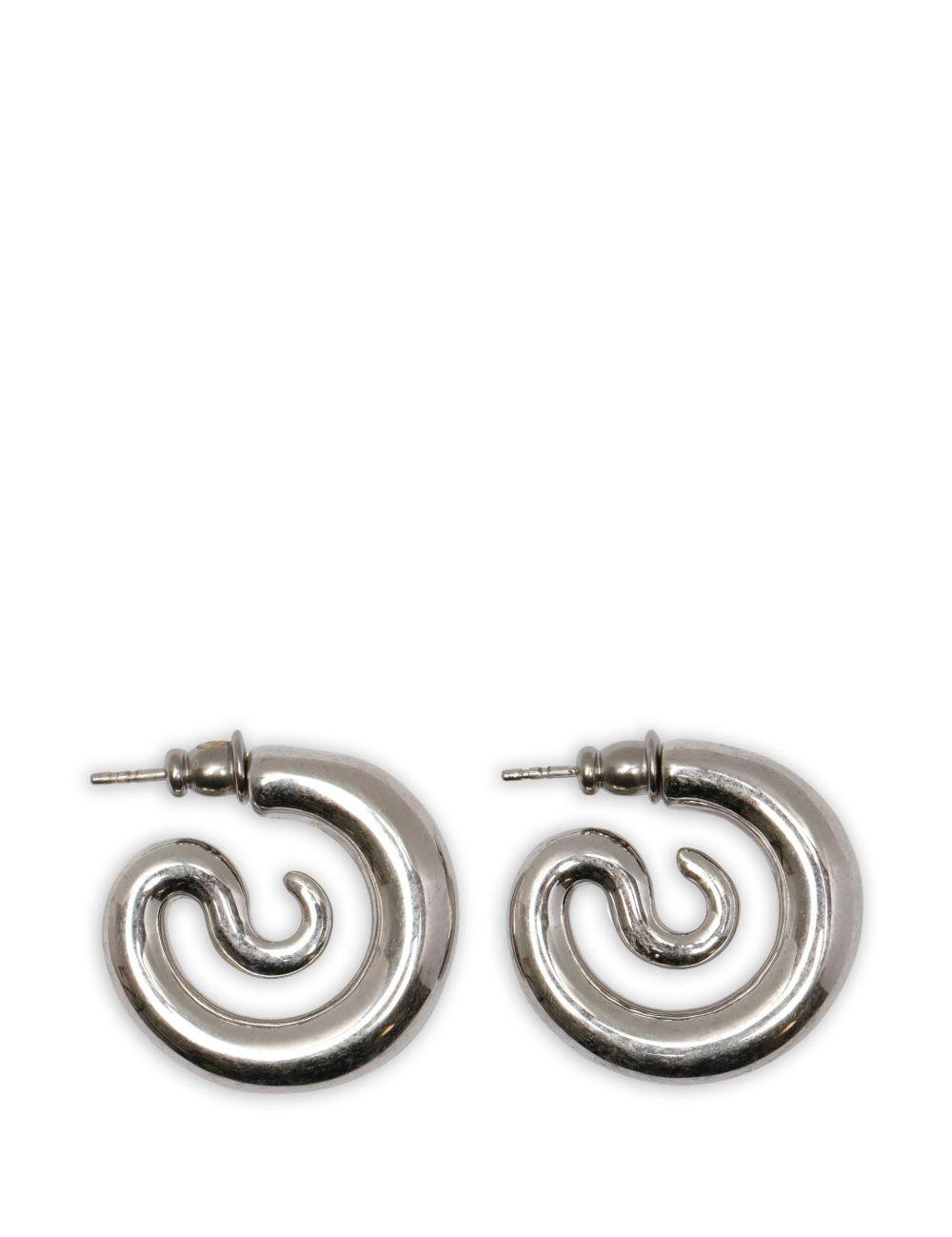 Orecchini a cerchio Serpent piccoli in argento Panconesi - unisex 