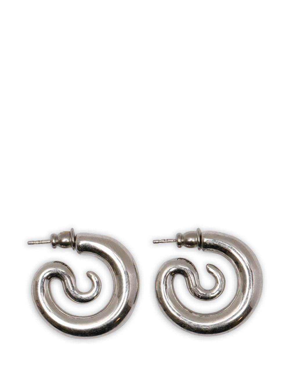 Orecchini a cerchio Serpent piccoli in argento Panconesi - unisex 