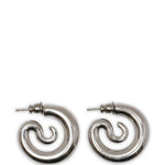 Orecchini a cerchio Serpent piccoli in argento Panconesi - unisex 
