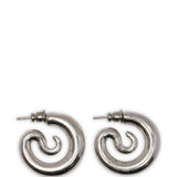 Orecchini a cerchio Serpent piccoli in argento Panconesi - unisex 