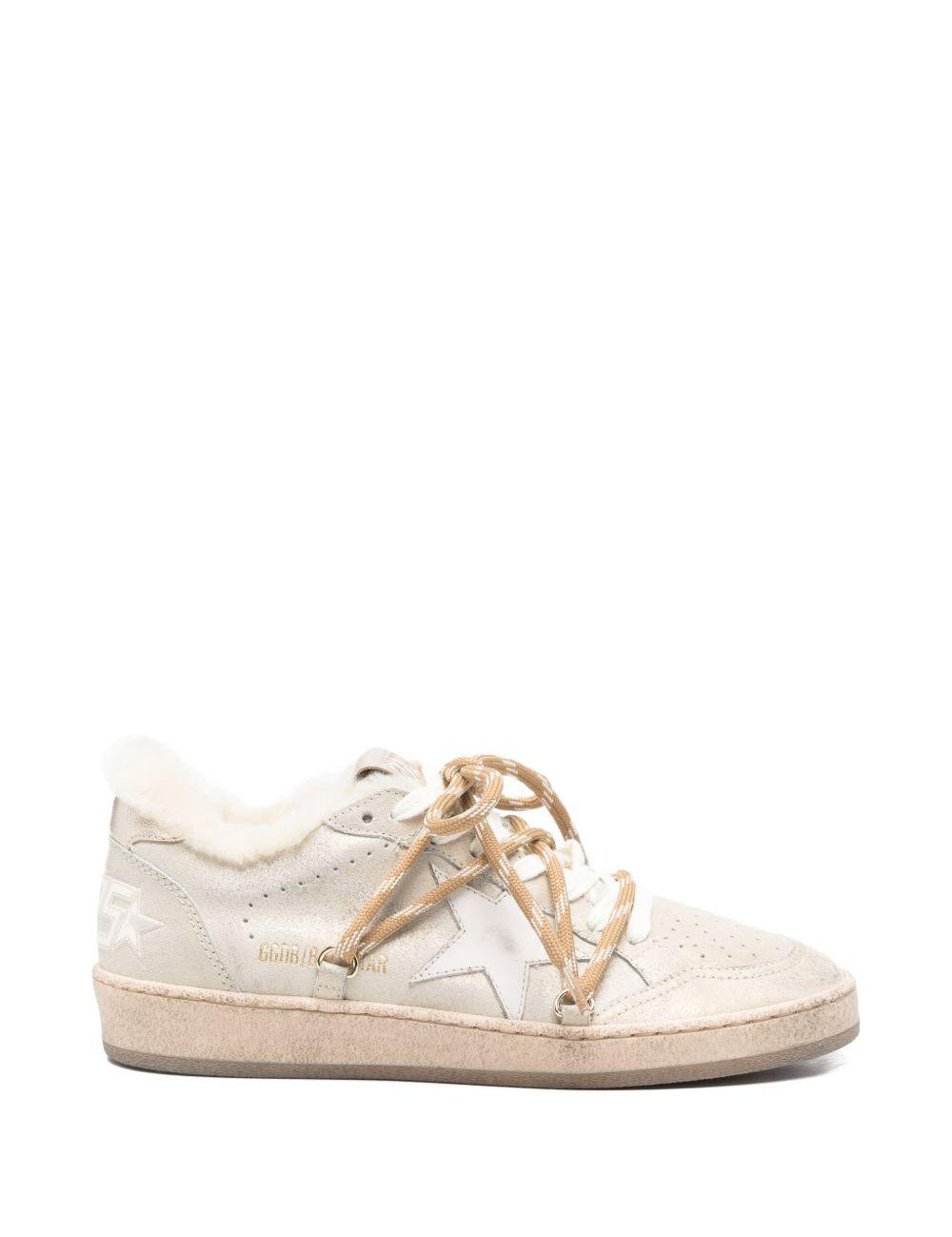 Sneakers ballstar in avorio Golden goose - donna 