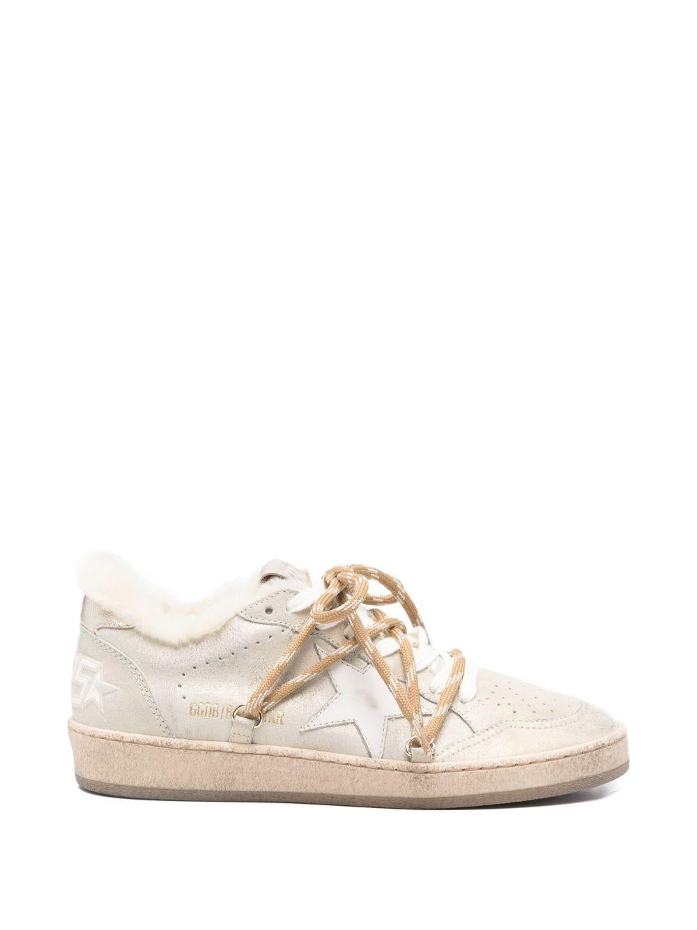 Sneakers ballstar in avorio Golden goose - donna 