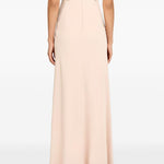 Abito lungo reverie con cristalli in rosa Jenny packham - donna 