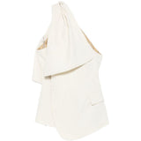 Top drappeggiato asimmetrico in beige Uma wang - donna 