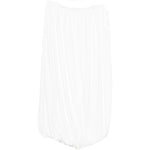 Gonna midi arricciata in bianco Norma kamali - donna 