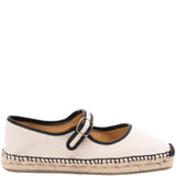 Espadrilles con fibbia in bianco Castañer - donna 