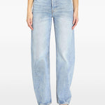 Jeans con strass in blu Alexander wang  - donna 