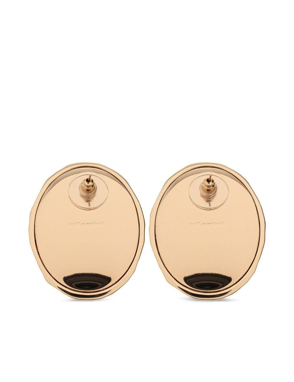 Orecchini con cristalli in oro Self-portrait - donna 
