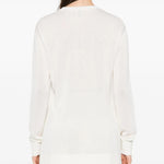 Maglione a girocollo in bianco Toteme - donna 